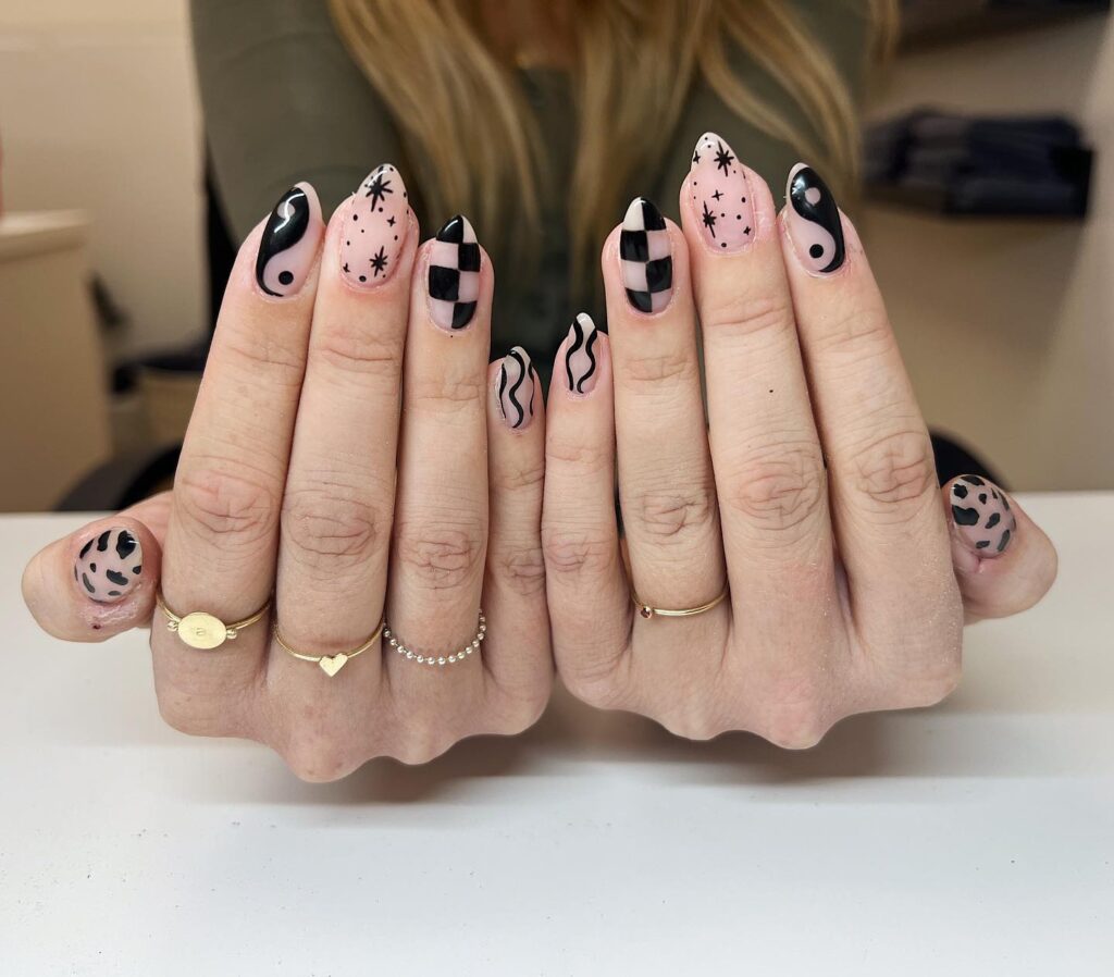 Y2K Nostalgia Mix nails