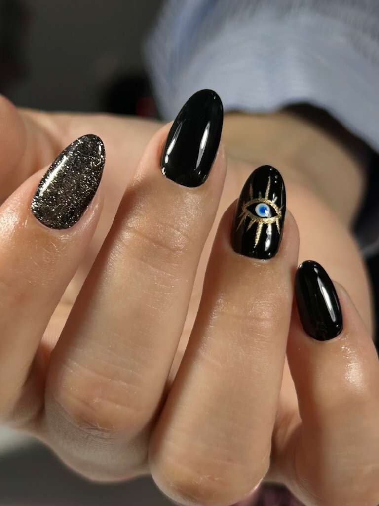 Evil Eye Mystique nails