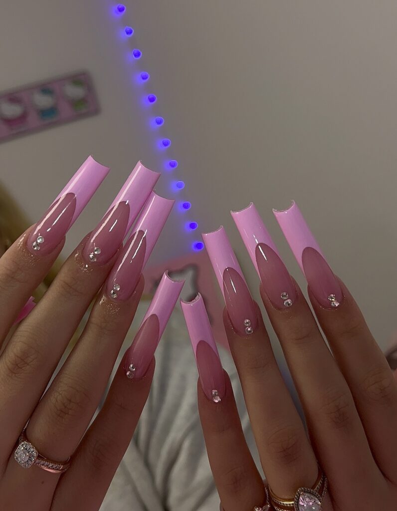 Bubblegum Ballerina nails