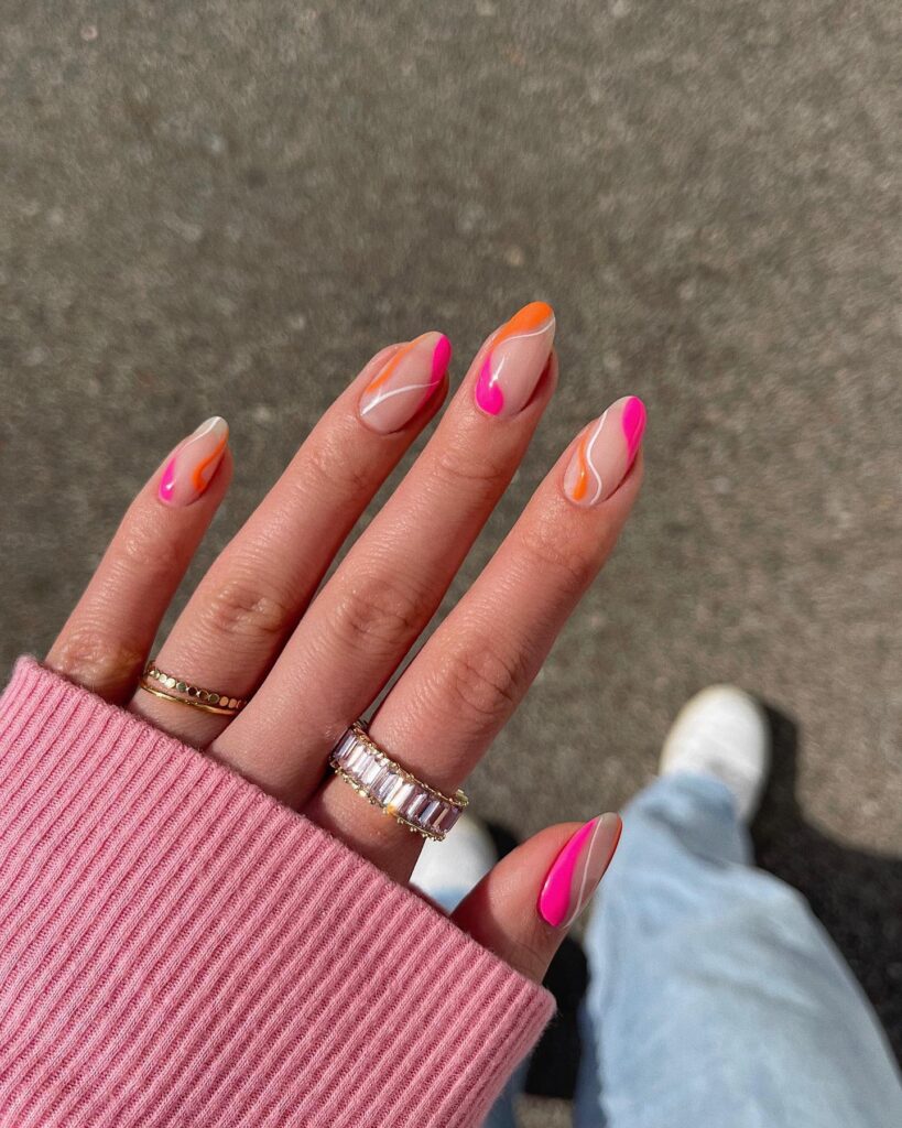 Swish & Swirl nails