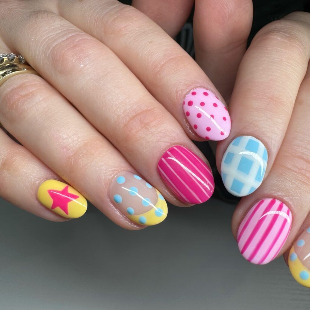 Candy Pop Prints nails