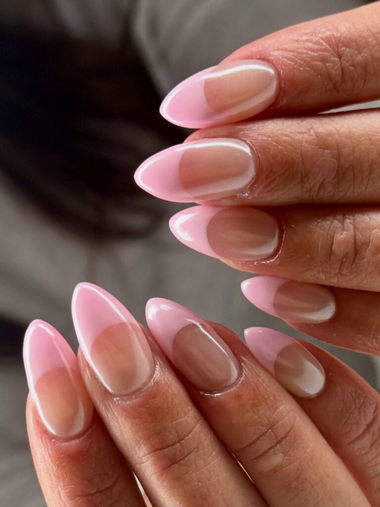 Soft French Ombre nails