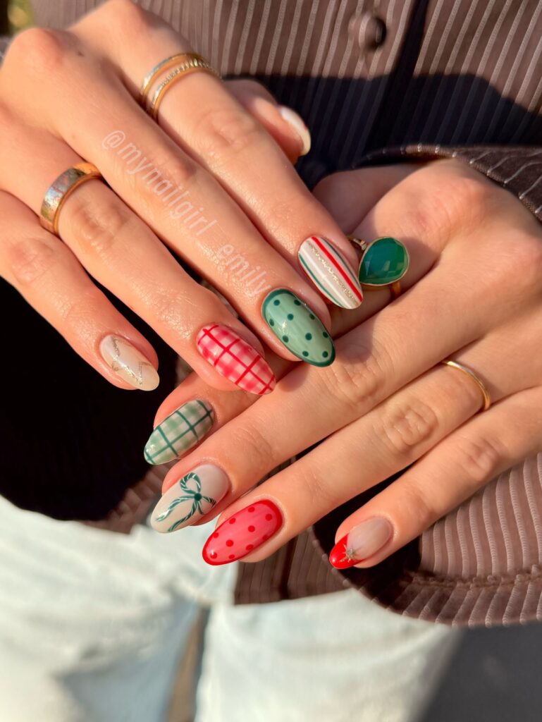 Plaid Tartan Nails