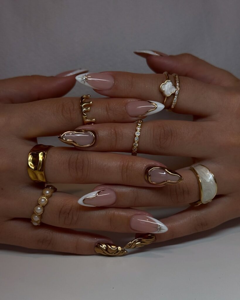 Molten French Drama nails