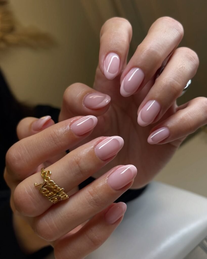 Neon Pink Tips nails