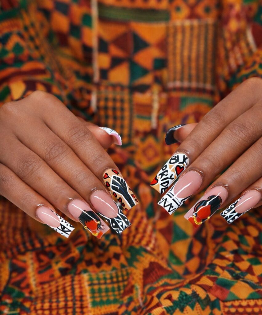 Sheer Blush Stiletto nails