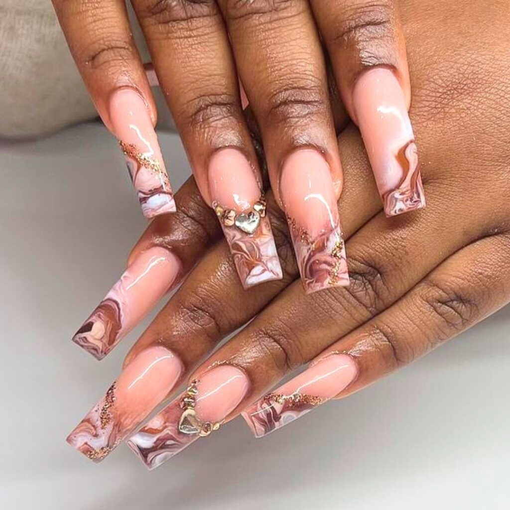Terracotta Press-On nails