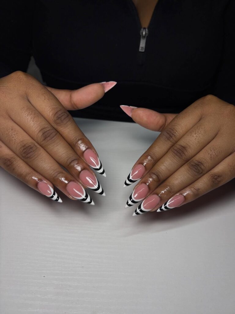 French Tip Reimagined nails