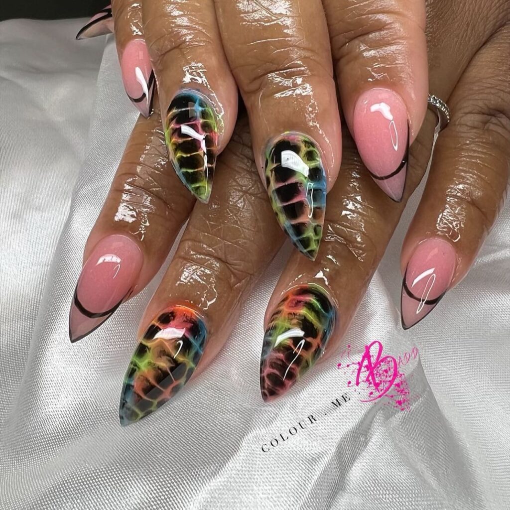 Soft Lavender Oval nails