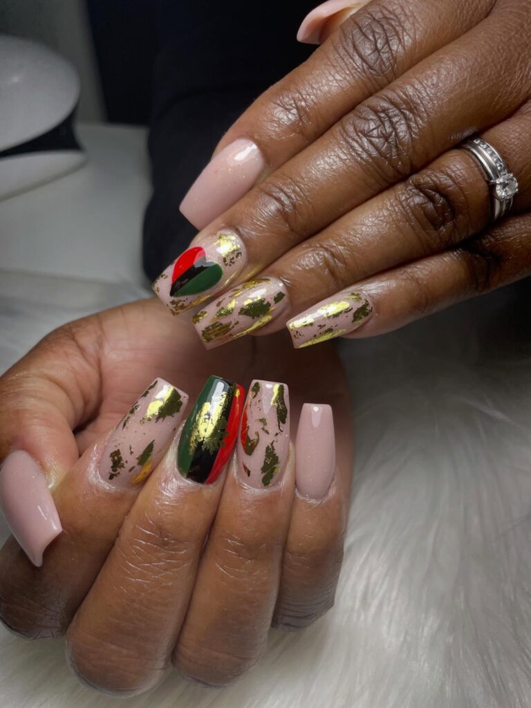 Mauve Ballerina Set nails