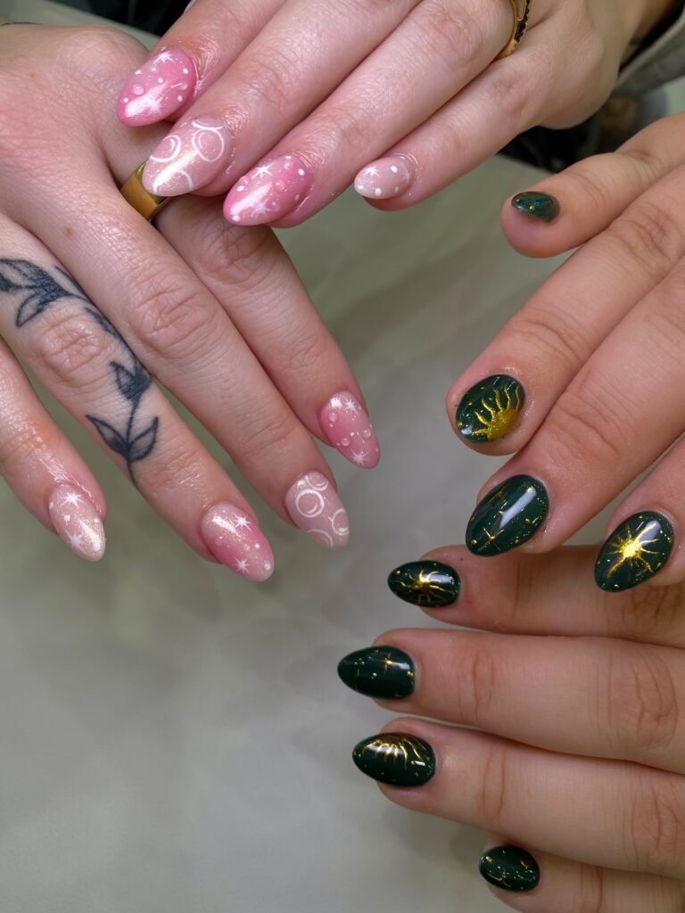 Stargazer Pairing nails