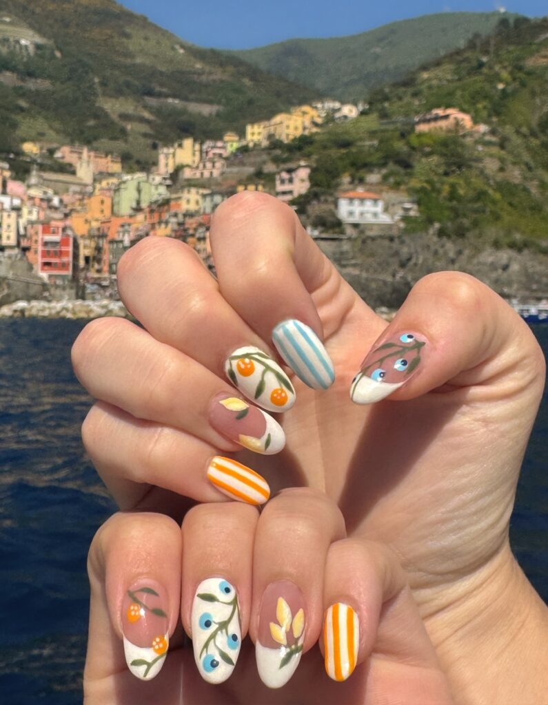 italy vacay nails