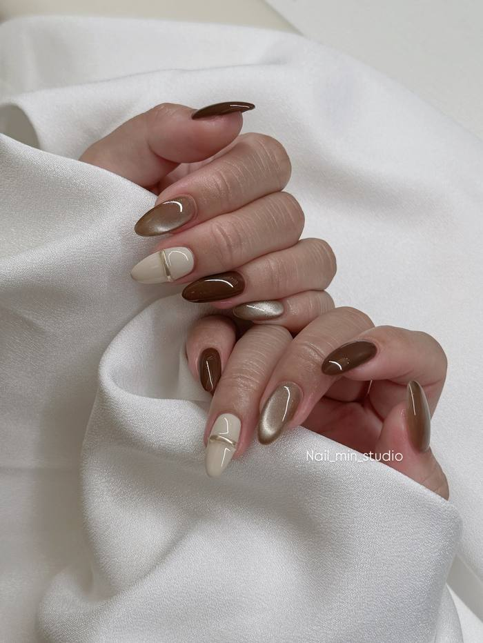 Cocoa Cat Eye with Cream French