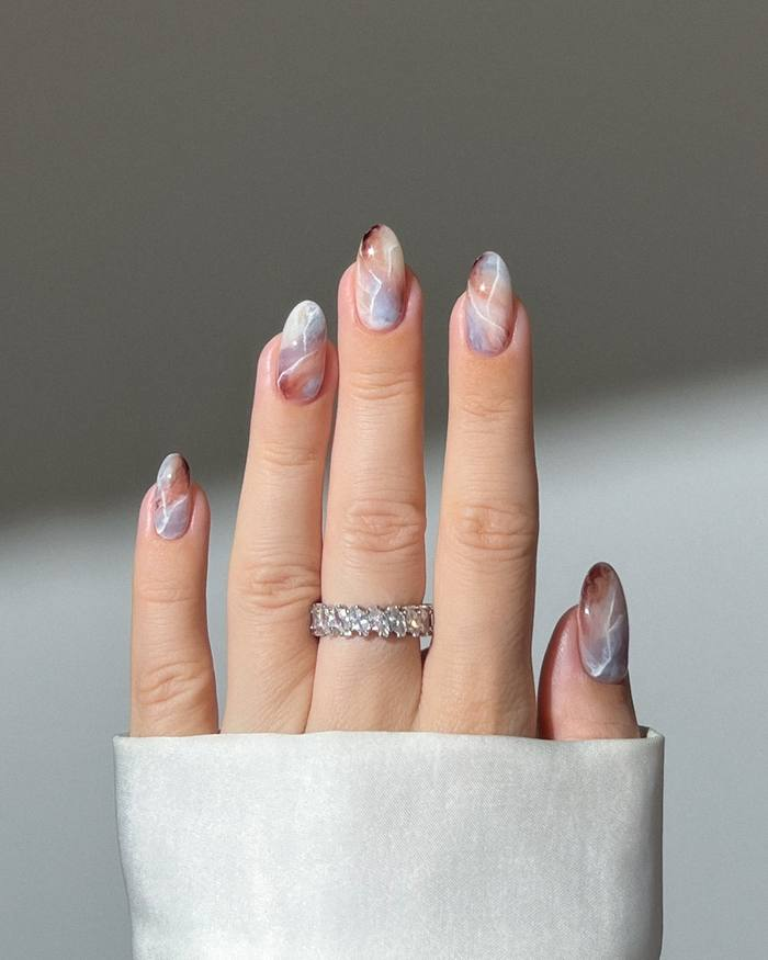 Smoky Marble with Star Accents