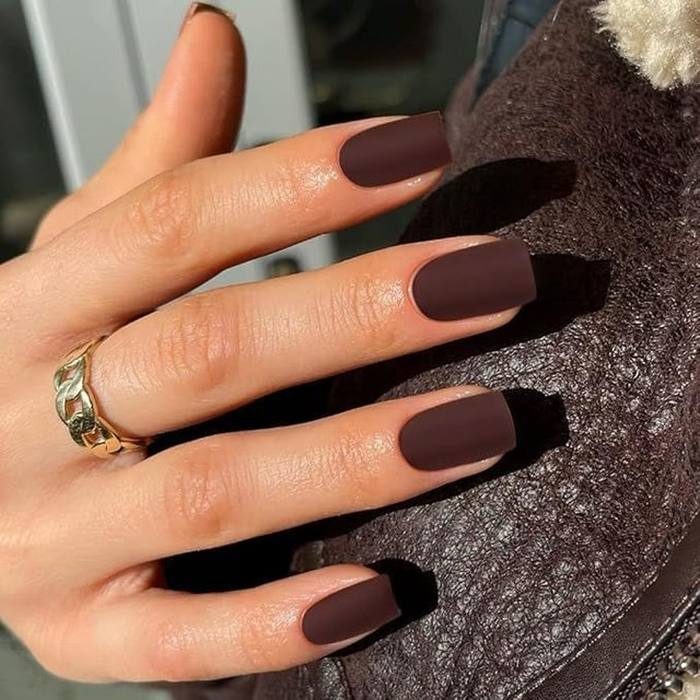 Deep Cocoa Matte Square