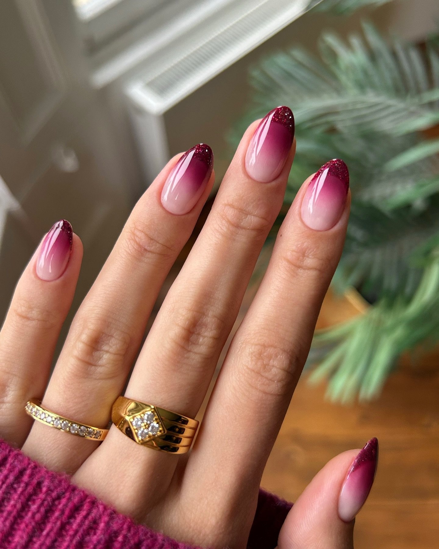 Pink and Burgundy Almond Nails with Ombre Tips — DCESYWIMq2rMarnie.jpg