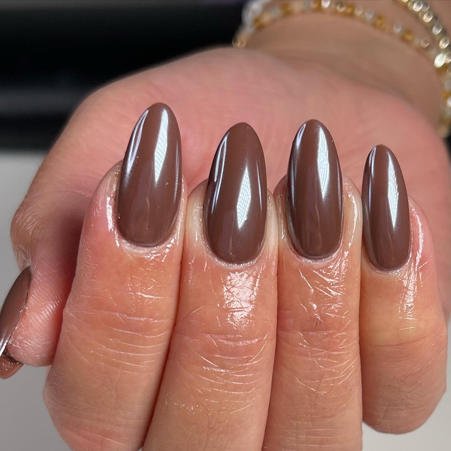 Long Almond Dark Chocolate Chrome