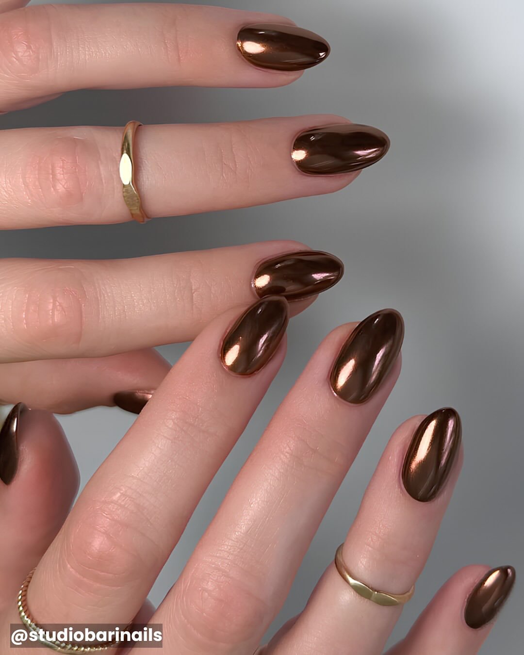 Medium Almond Brown Chrome