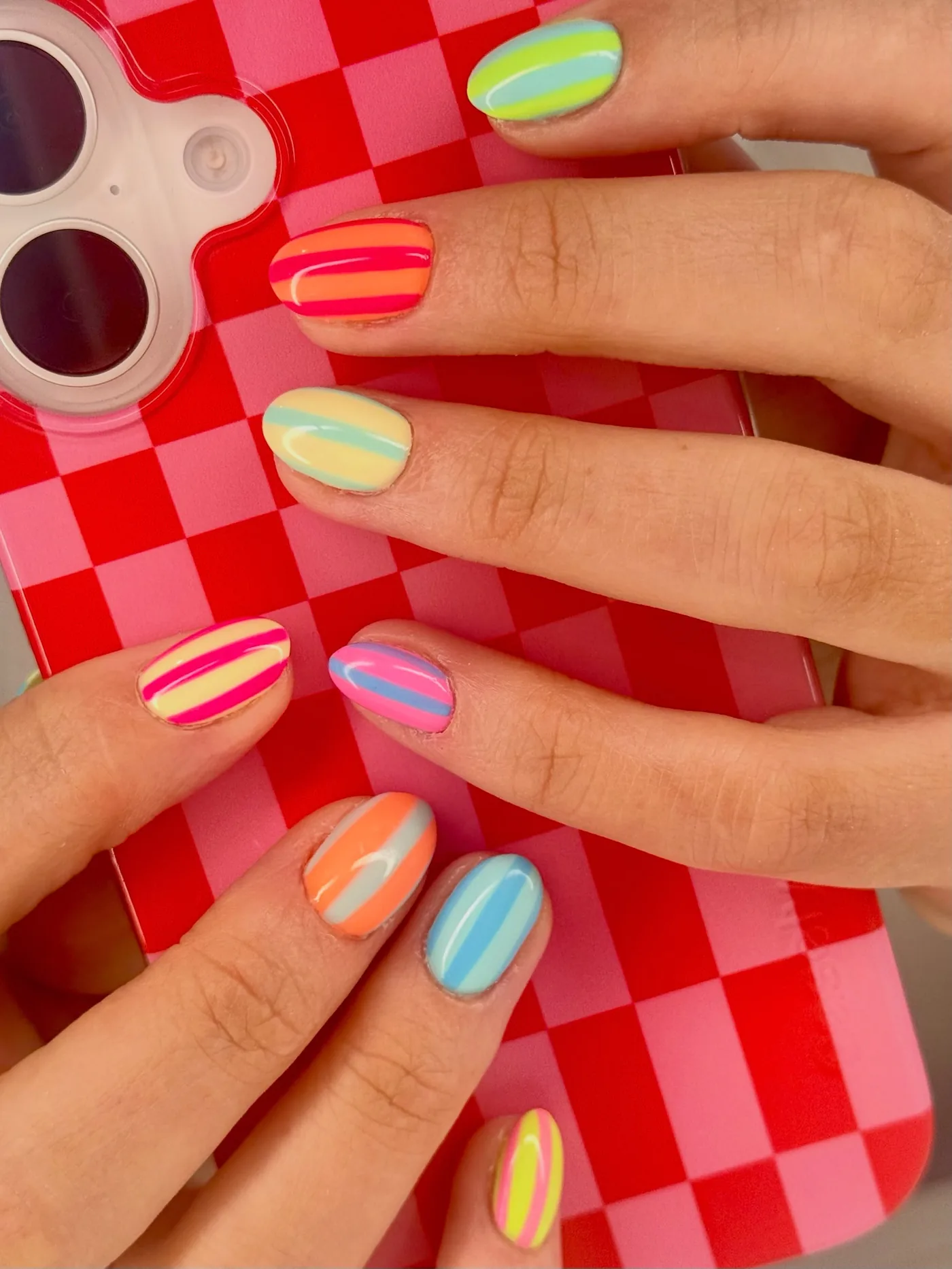 Bright Multicolor Rounded Nails — DYSiuYZkYqnjenny mcauliffe licensed utah nail tech.jpg