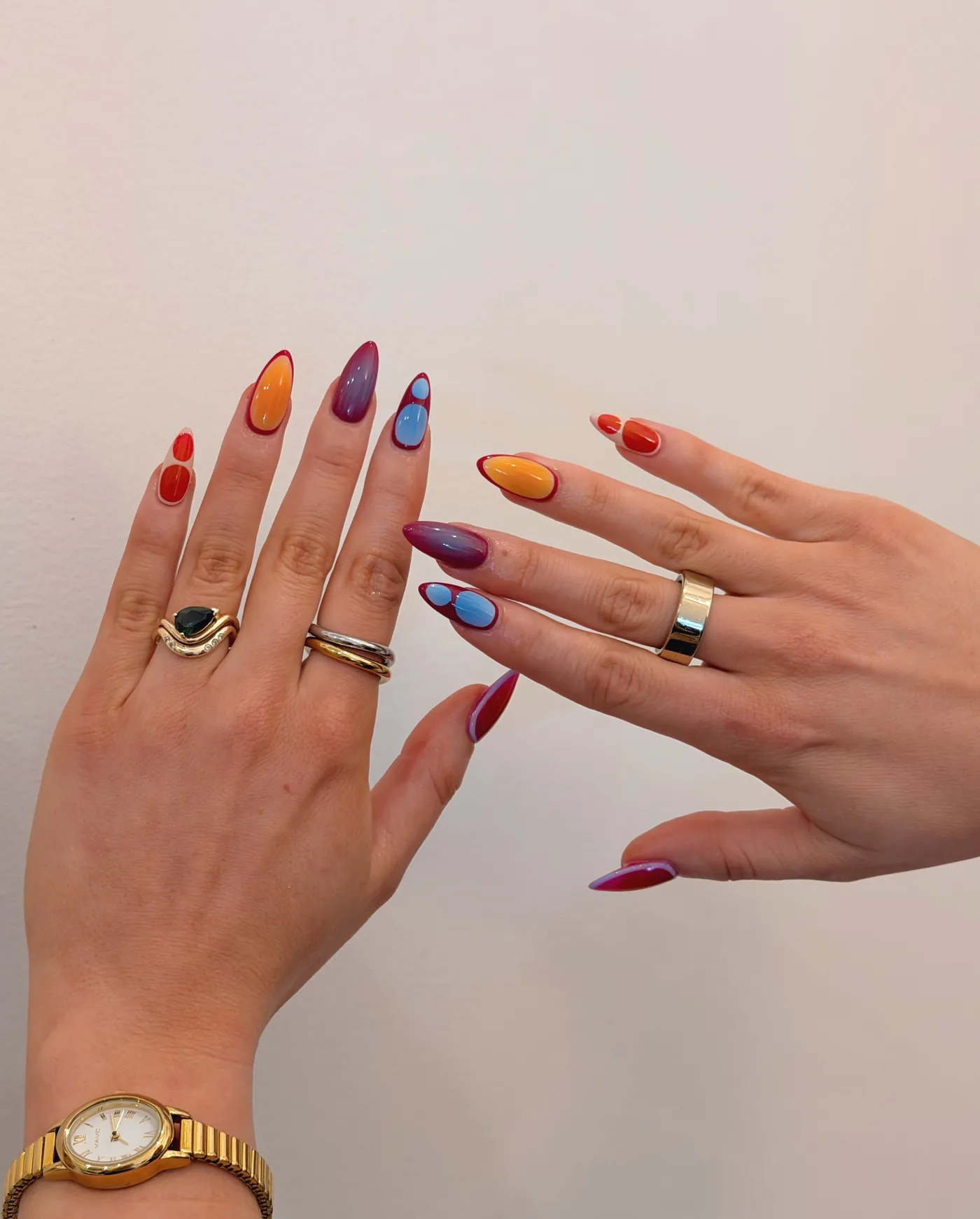 Neutral Almond Nails with Colorful Tips — DYukeHLxgowjulz.jpg