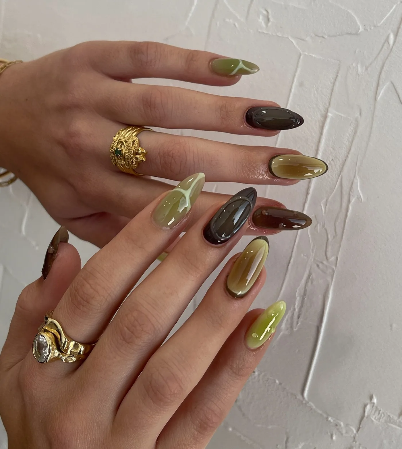 Earth-Tone Long Almond Nails with Gold Accents — C_PvUIYyR5qBRITT BB CLAWS.jpg