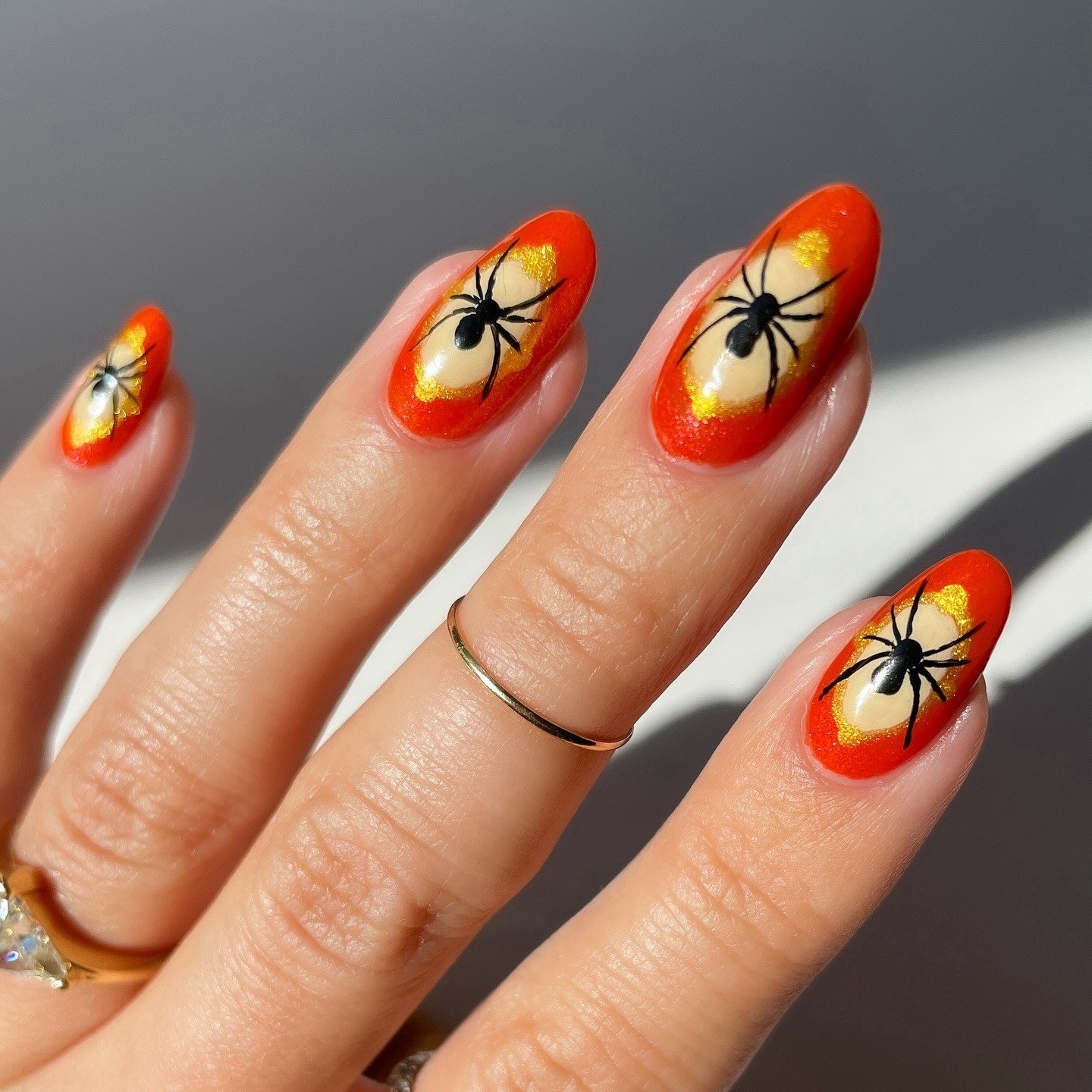 Cottagecore Fall Nails design 29