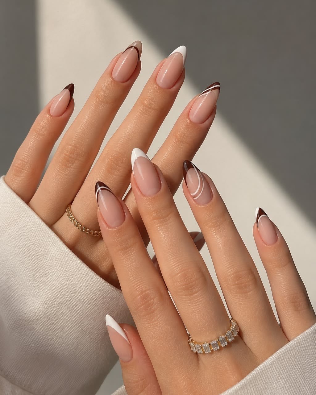 Cream mocha nail design 3 - DcgUnyhEXgpLa Véna Nails.1