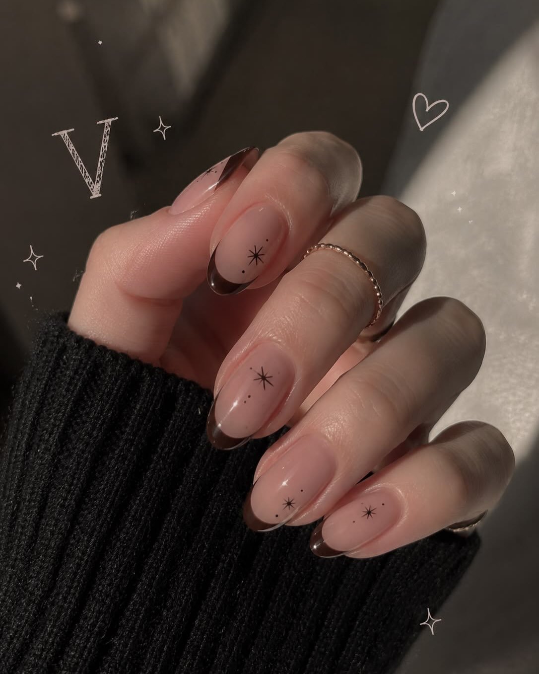 Cream mocha nail design 4 - DcgUnyhEXgpLa Véna Nails.2