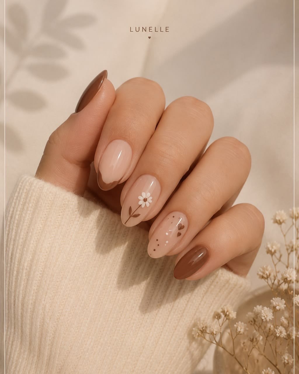 Cream mocha nail design 5 - DcgUnyhEXgpLa Véna Nails.3