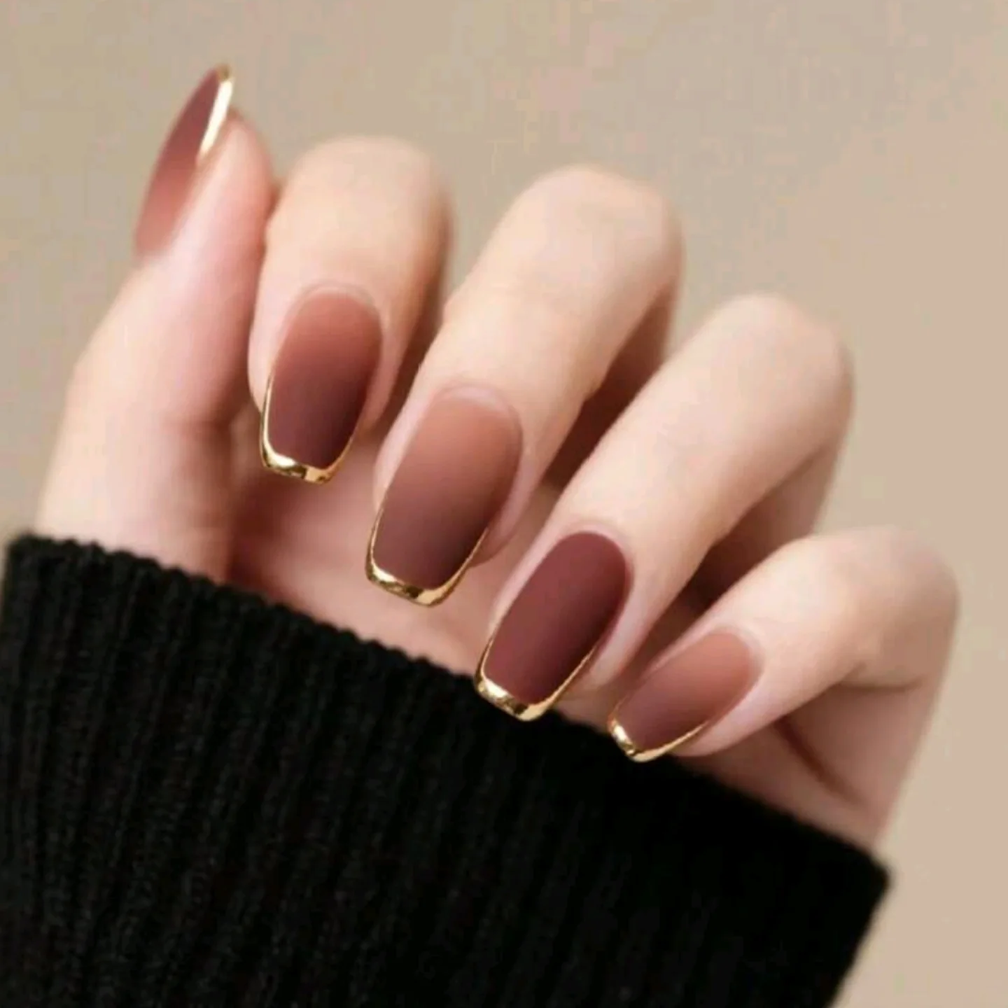 Cream mocha nail design 15 - DTitQ4eEhXIVAN Arts