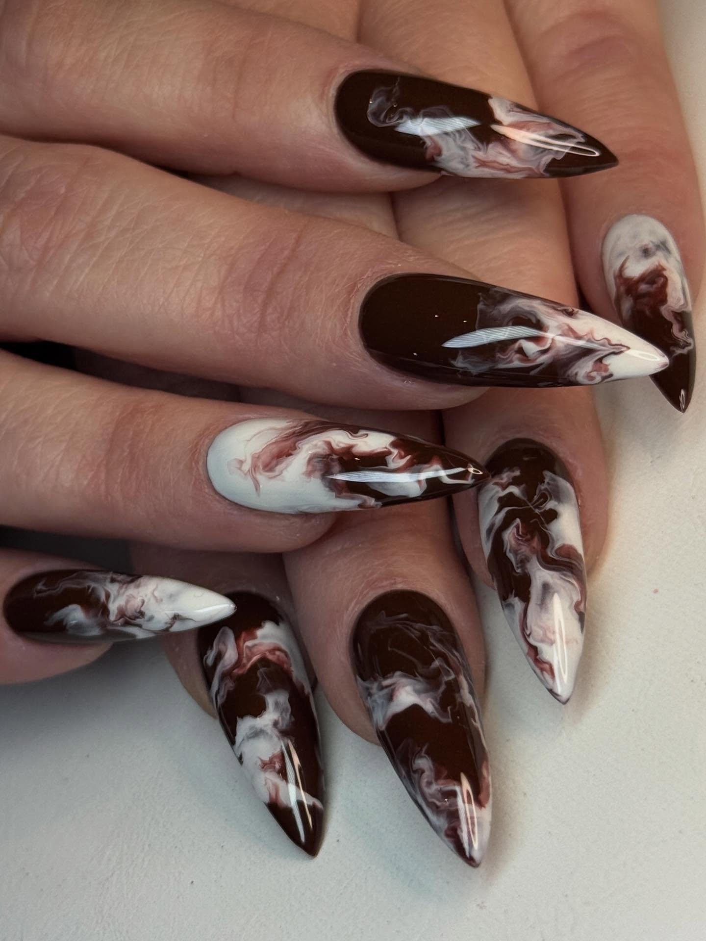 Cream mocha nail design 17 - DQZphlrDL7fTessa Garcia PDX Nail Tech