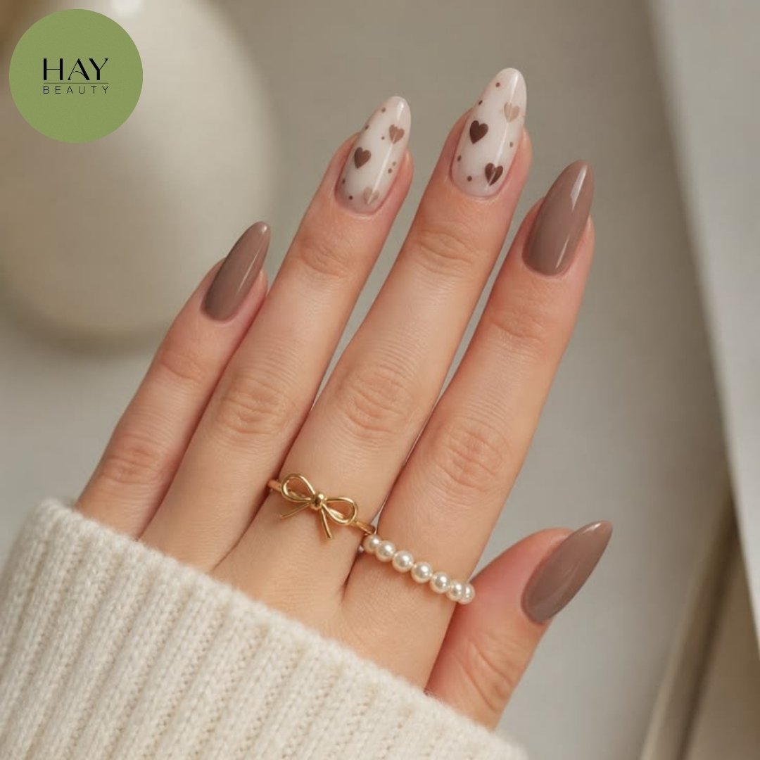 Cream mocha nail design 19 - DbEwKIwD0AoHay Beauty