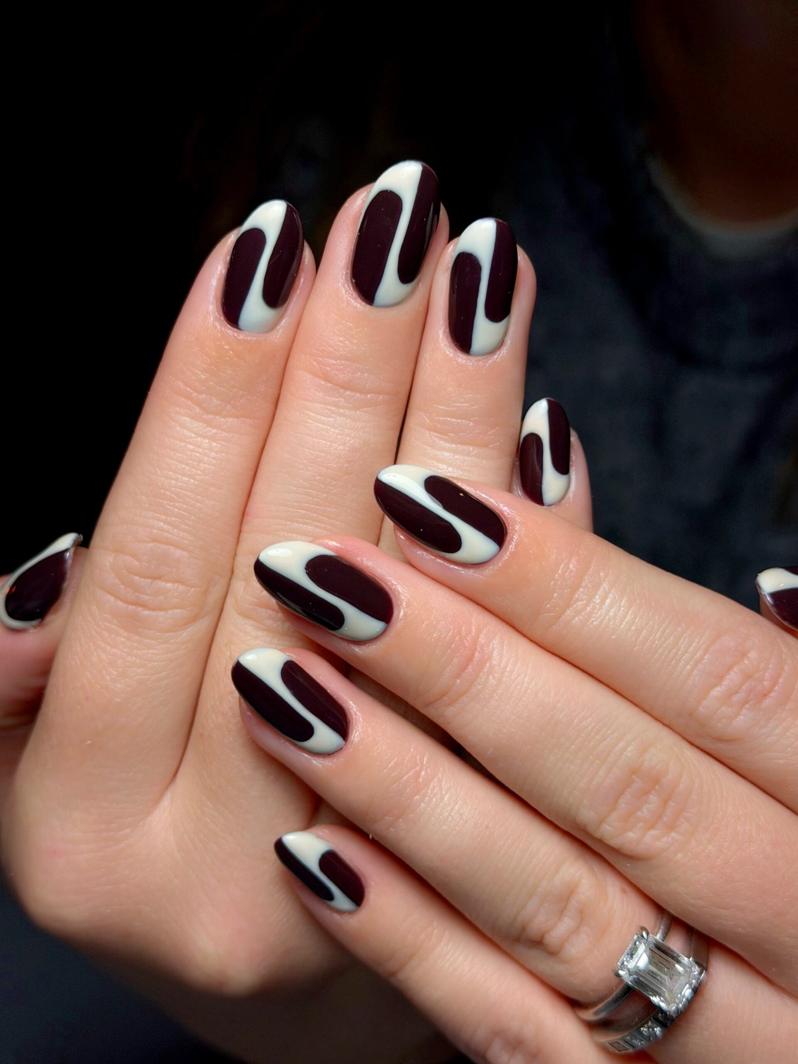 Cream mocha nail design 24 - DZeu2haGLjYJeniene - 50 Shades Of Nails