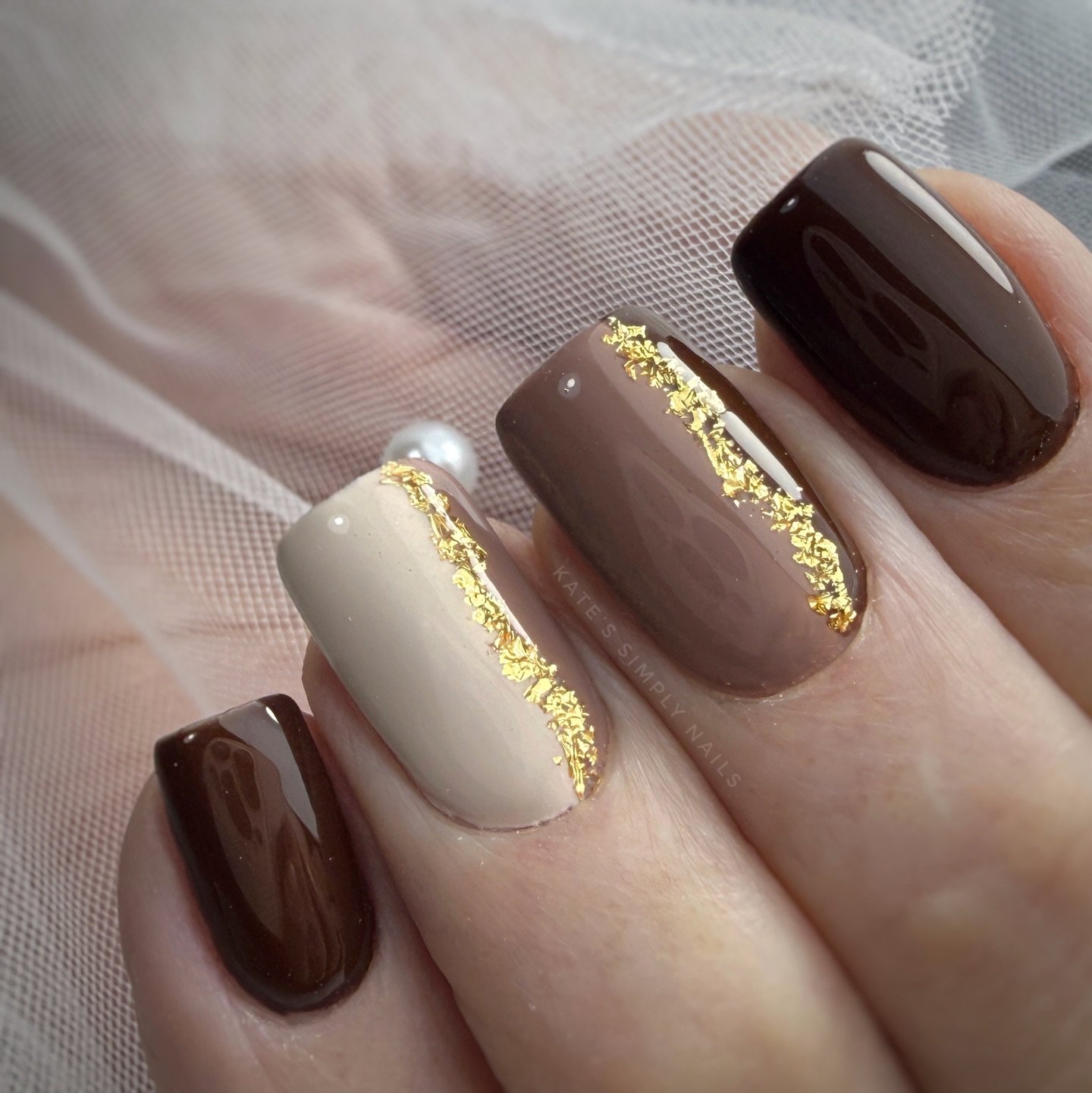 Cream mocha nail design 30 - DUJX7N8DWFY