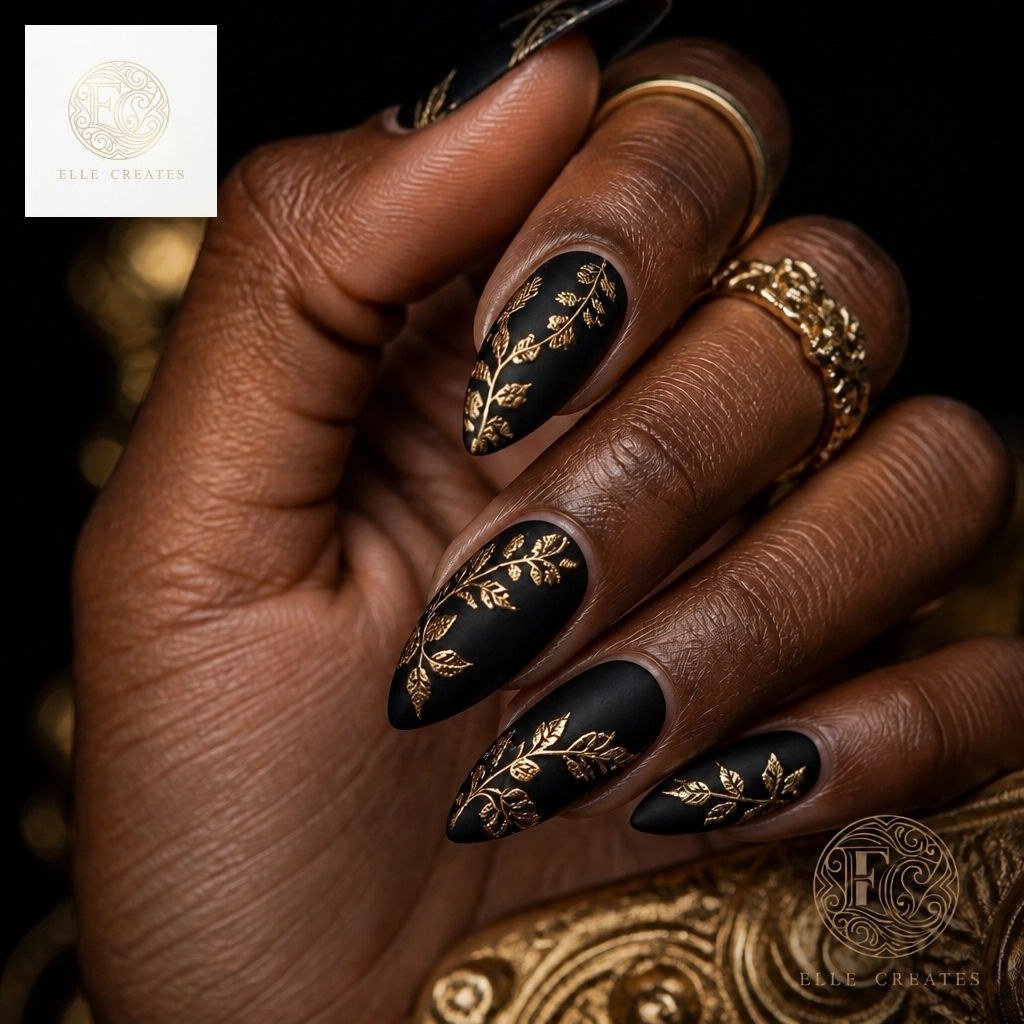 Dark Academia Nails design 12 — DZm4ddCoOOPkae.miss.jpg
