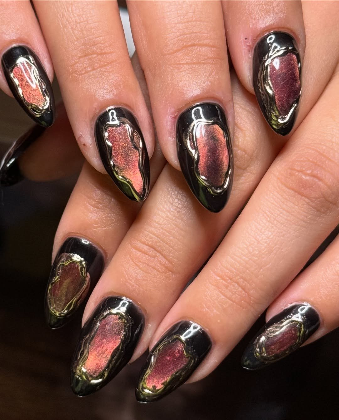 Dark Academia Nails design 17 — DOl4wlqDWhDLUXAPOLISH® LUXA®.jpg
