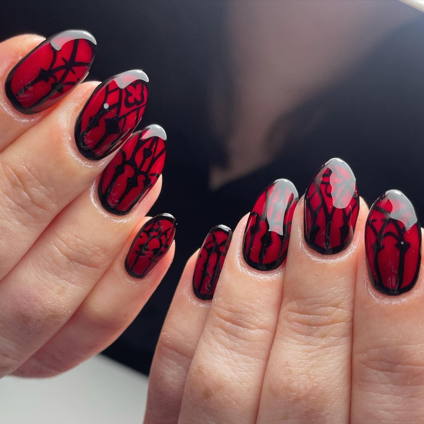 Dark Academia Nails design 29 — DGX00sZojOESam - Droitwich Nail Artist.jpg