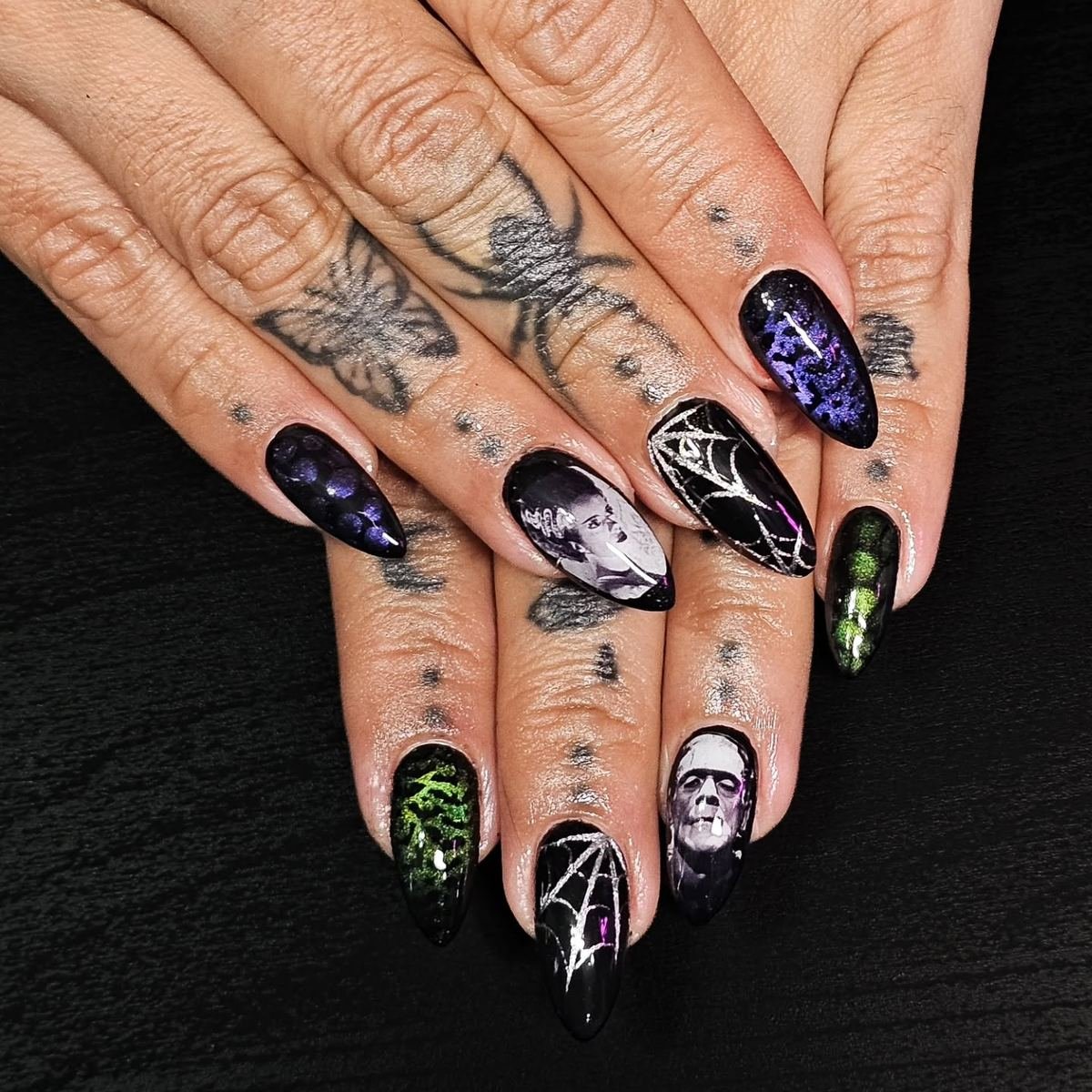 Purple, Green, and Black Monster Nails — DcfTvIusdS6Melissa.heic