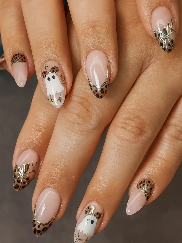 Ghost nail design from DPNAReGkqXlLuxe Nail Lounge.jpg