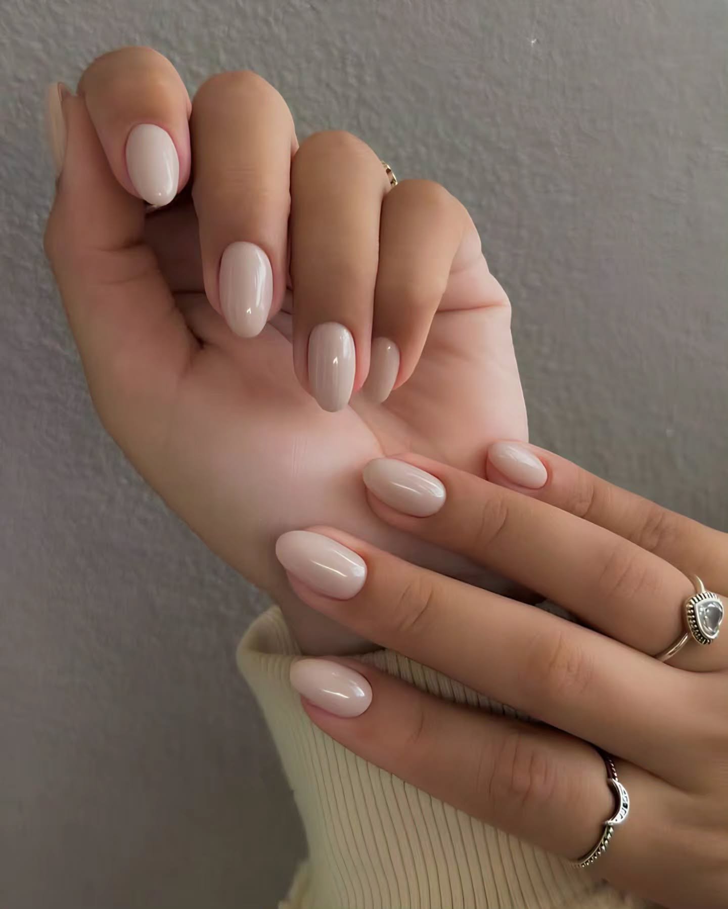 Natural Short Nude Nails