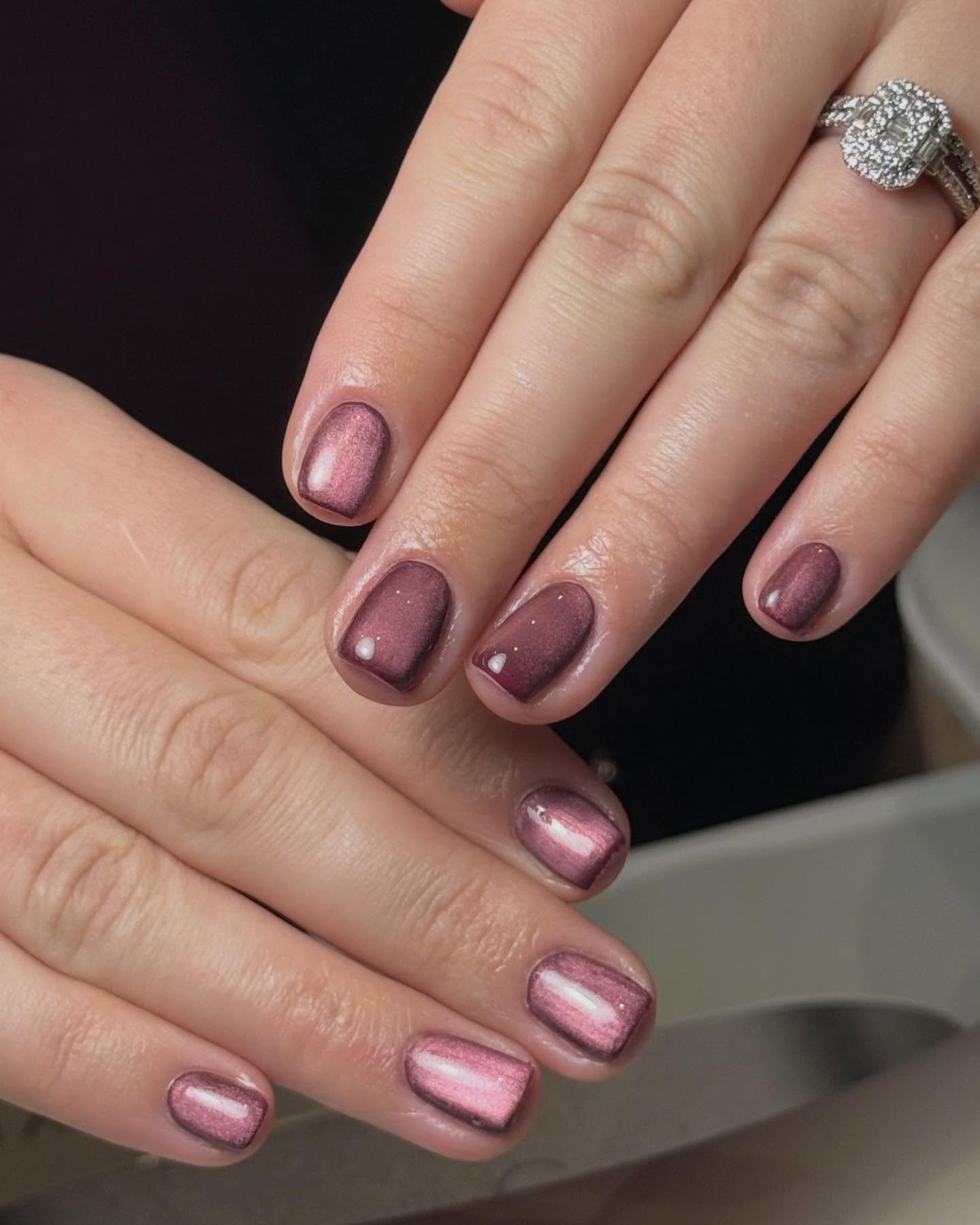 Mauve Short Nails