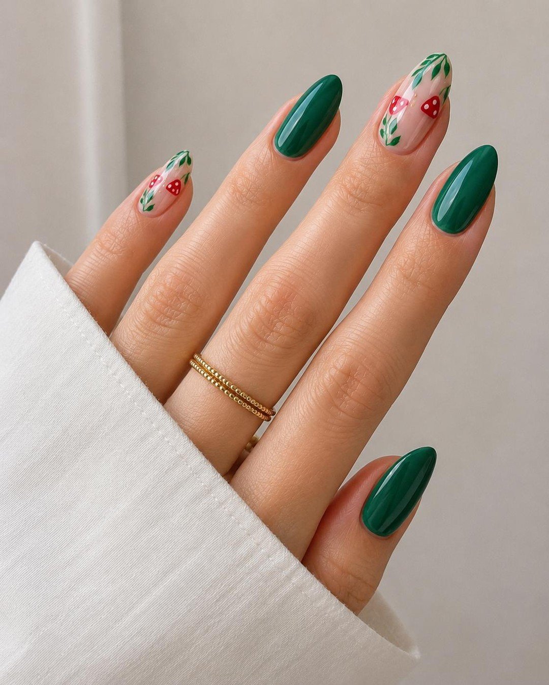 Long Green Almond Nails with Tiny Floral Accents — DcB9sKznQpJLoxyNailsUK.jpg