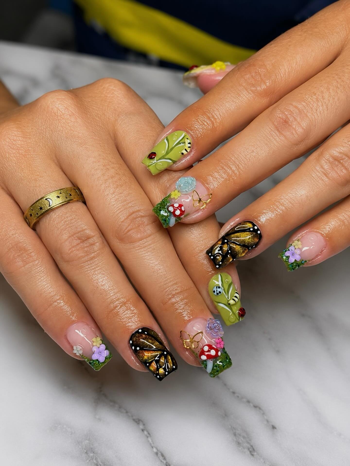 Colorful Botanical Nails with Flowers and Decorative Details — Da__o5_sjdfAngelic nails Russian mani panama city Angelic Nails Gel-X.jpg
